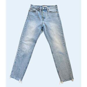 LEVI'S Premium Denim Wedgie Hi Rise Button Fly Jeans Size 25